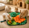 FurriHop 17.7in Rabbit Snuffle Foraging Mat Puzzle Toy